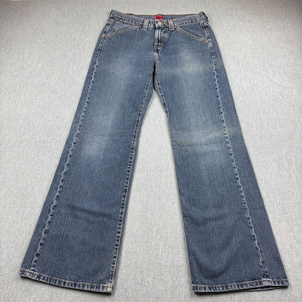 Levis Jeans Womens 30x32 8M Blue 525 Bootcut Flare Pants Medium Wash Mid Rise